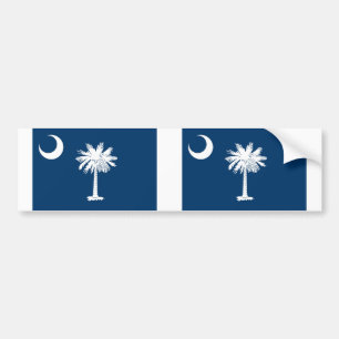 South Carolina state flag Bumper Sticker