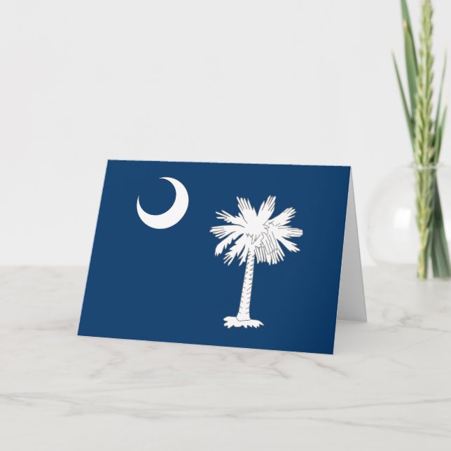 South Carolina State Flag Card (Front)