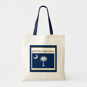 South Carolina State Flag Design Budget Canvas Bag