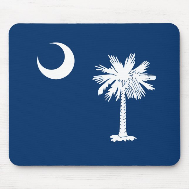 South Carolina State Flag Design Decor Mouse Pad (Front)