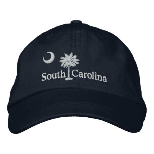 South Carolina State Flag Design Embroidered Hat