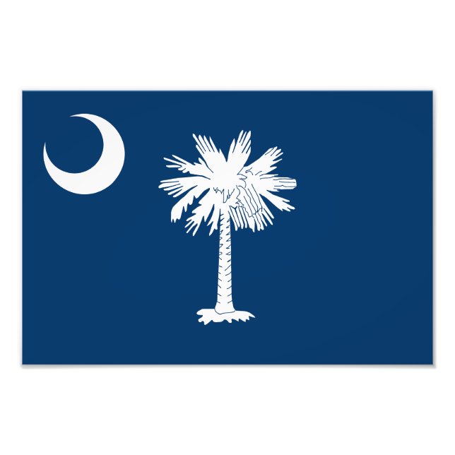 South Carolina State Flag Photo Print (Front)
