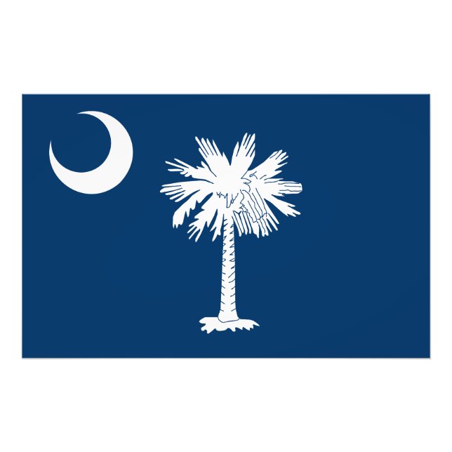 South Carolina State Flag Photo Print (Front)