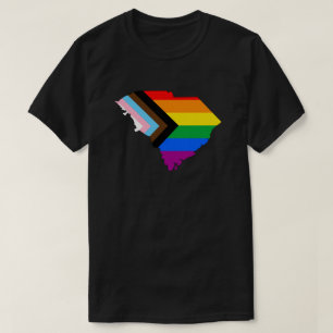 South Carolina State Pride LGBTQ Progress Pride T-Shirt