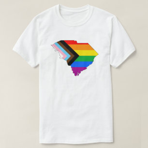 South Carolina State Pride LGBTQ Progress Pride T-Shirt