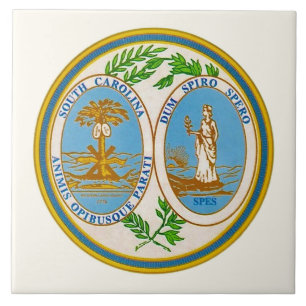 South Carolina State Seal  Ceramic Tile