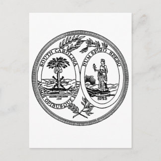 South Carolina State Seal Postcard