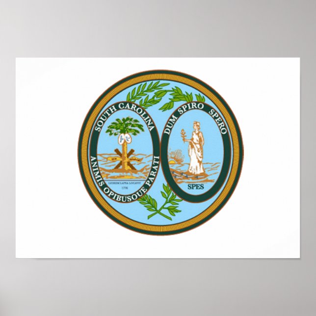 South Carolina State Seal Poster (Front)