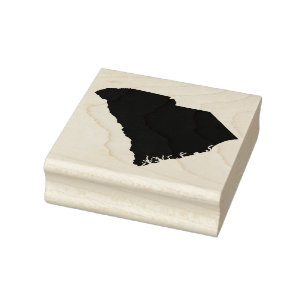 South Carolina State Solid Rubber Art Stamp