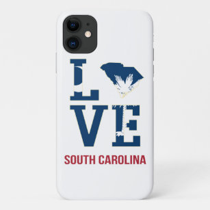 South Carolina State USA Love Case-Mate iPhone Case