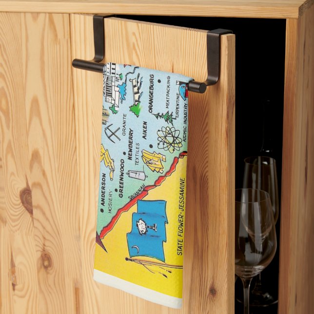 South Carolina  Tea Towel (Thirds Fold)