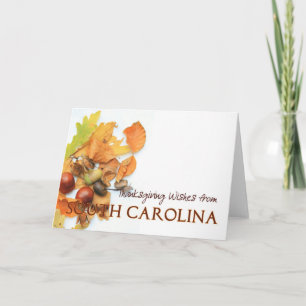 South Carolina Thanksgiving Card