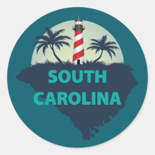 South Carolina, United States of America Classic Round Sticker