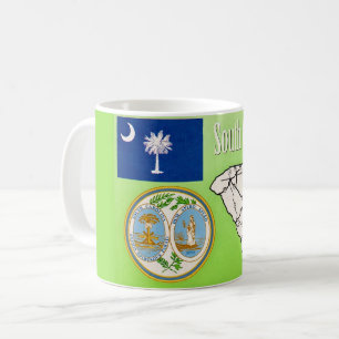 South Carolina Vintage Postcard Mug