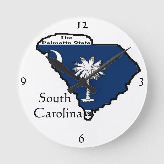 South Carolina Wall Clock (Front)