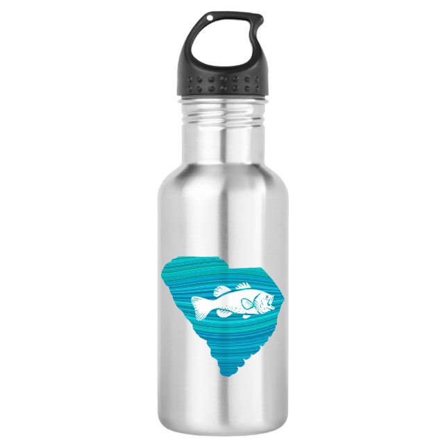 South Carolina Wave Fishing 532 Ml Water Bottle (Front)