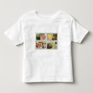 South Carolina, Wisconsin, Maine, Michigan Toddler T-Shirt
