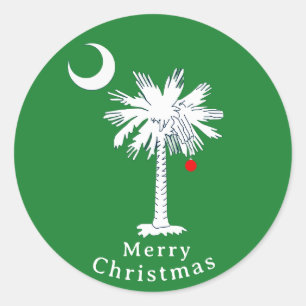 South Carolina Xmas Stickers