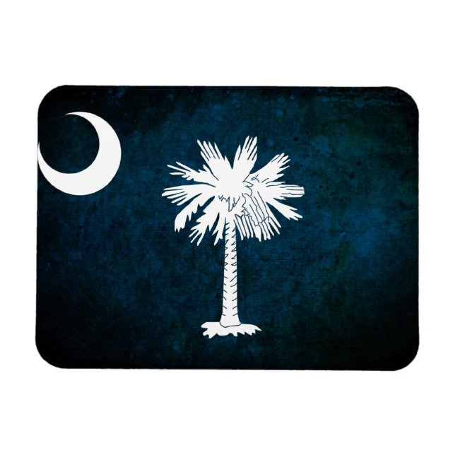 South Carolinan Flag; Magnet (Horizontal)