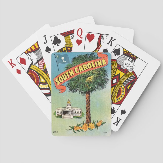 South Carolina's Cabbage Palm  Playing Cards (Back)