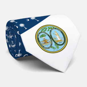 South Carolinian Flag & Seal, South Carolina Tie