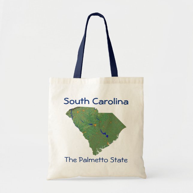 South Carolinian Map Bag (Front)