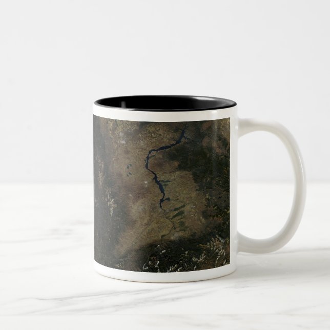 South central Russia Two-Tone Coffee Mug (Right)