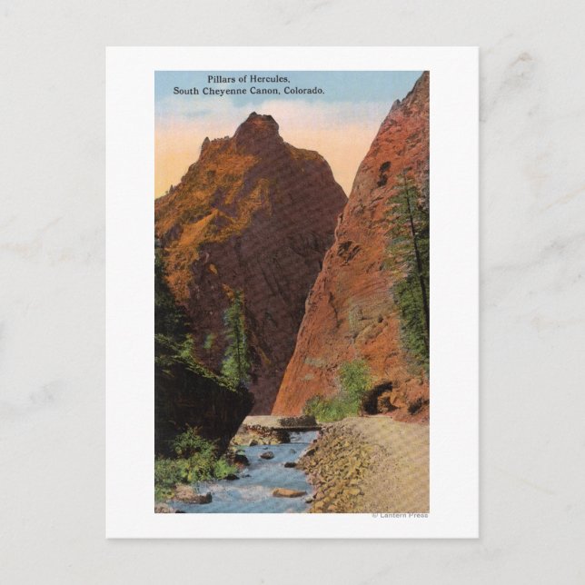 South Cheyenne Canyon Postcard (Front)