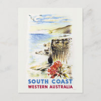 South Coast, Western Australia Vintage Poster 1940