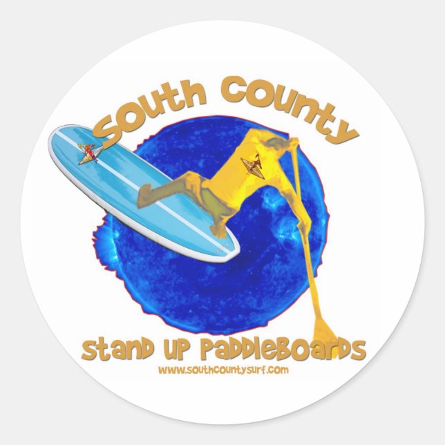 South County Logo Classic Round Sticker (Front)
