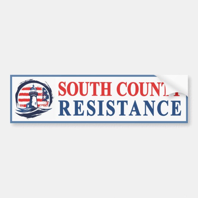 South County Resistance Bumper Sticker (Front)