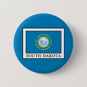 South Dakota 6 Cm Round Badge