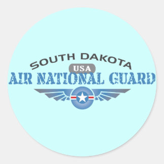 South Dakota Air National Guard Classic Round Sticker