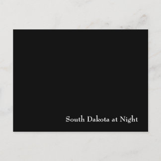 South Dakota at Night Postcard