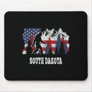 South Dakota Bigfoot Hiking Mouse Pad