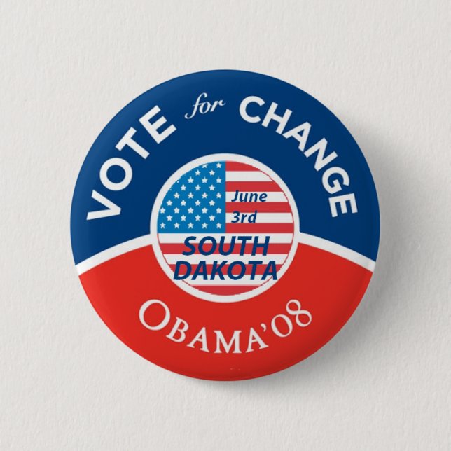 SOUTH DAKOTA Change Button (Front)