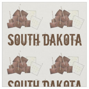 South Dakota Chislic Cubed Meat Crackers SD Foodie Fabric