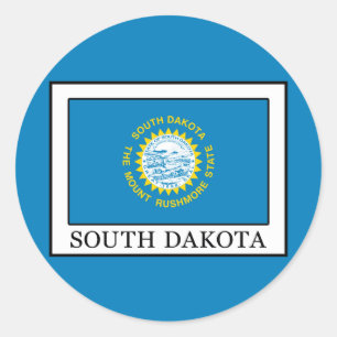 South Dakota Classic Round Sticker
