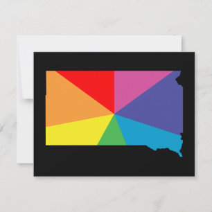 south dakota colour burst invitation