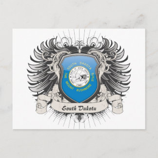 South Dakota Crest Postcard