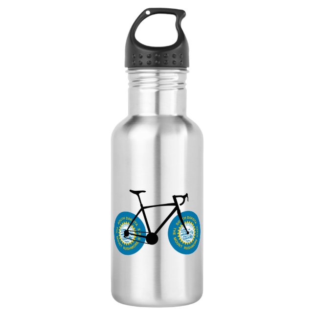 South Dakota Flag Cycling 532 Ml Water Bottle (Front)