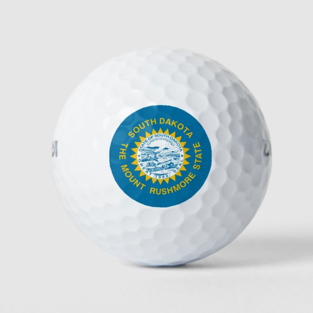 SOUTH DAKOTA FLAG GOLF BALLS (Front)