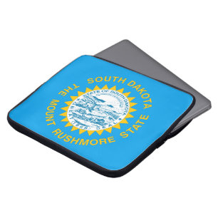 South Dakota flag Laptop Sleeve