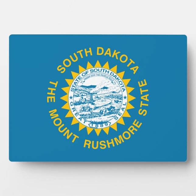South Dakota Flag Plaque (Front)