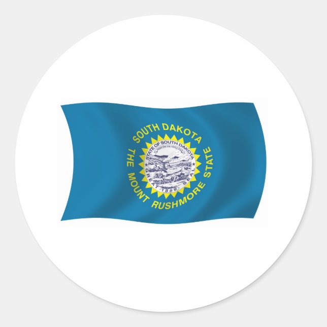 South Dakota Flag Sticker (Front)