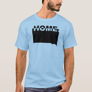 South Dakota Home Away From State T-Shirt Tees