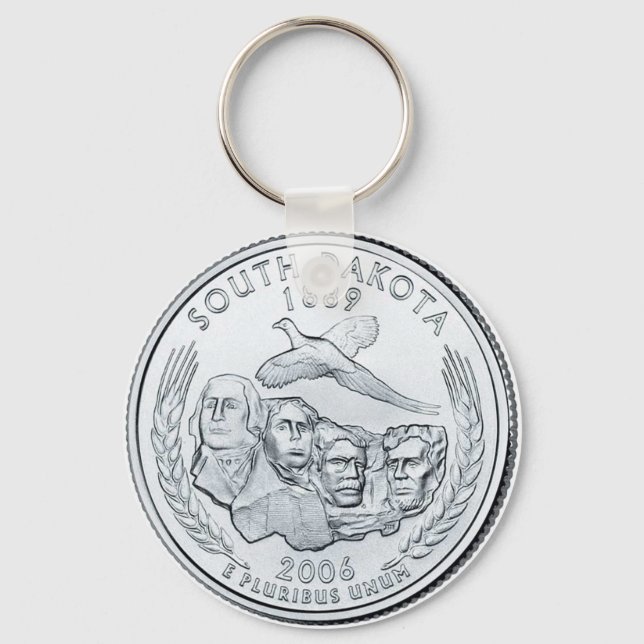 South Dakota Key Ring (Front)