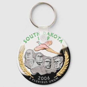 South Dakota Keychain
