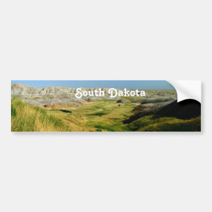 South Dakota Landscape Bumper Sticker