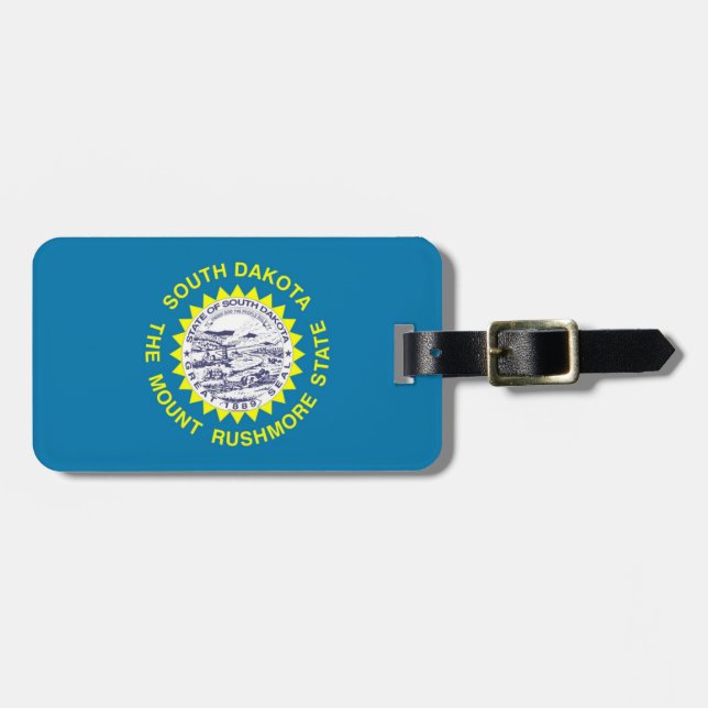 South Dakota Luggage Tag (Front Horizontal)